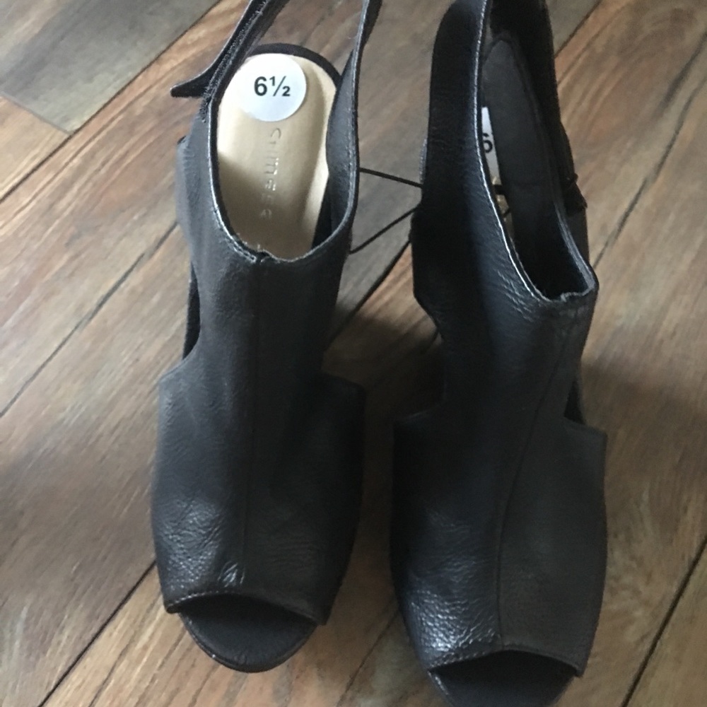 Platform booties 2 pair for $25